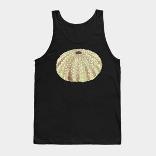 Pastel Watercolor Sea Urchin Shell Tank Top